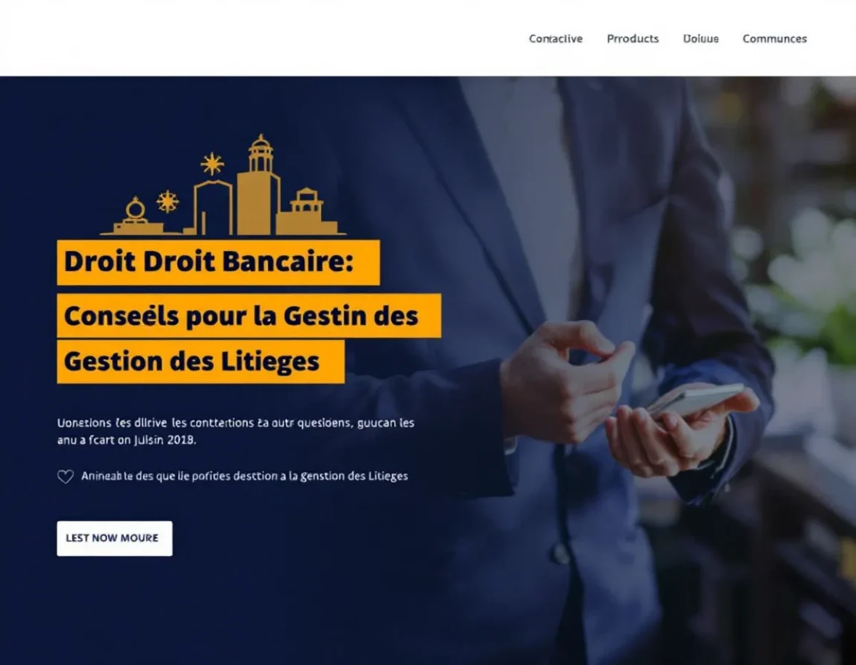 Droit Bancaire : Conseils pour la Gestion des Litiges
